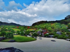 第千五百九十二作　　「ひつそり　お庭眺めてゐる　ひとり」　島根県安来