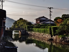 第八百七十二作　　「あるけば　陽だまりの　石橋わたる」　山口県萩　