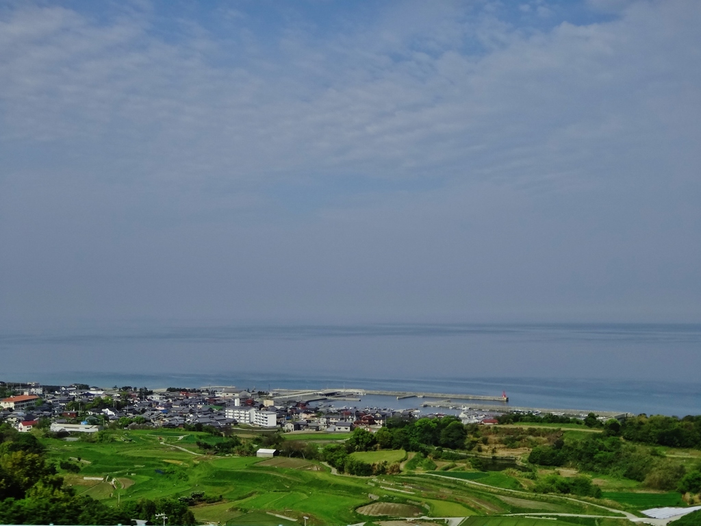  第千三十一作　　「春の霞みへ　波ひとつ無し」　兵庫県淡路