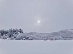 第三千八百四十八作　「いちめん雪で　薄日たよりに」　宮城県加美