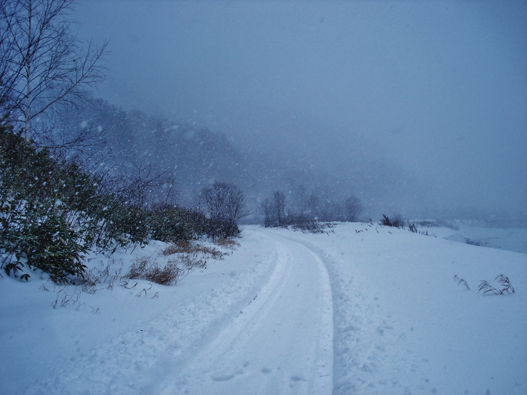 第五百六十八作　　「良くも悪しきも　なんもかんも　包み込んで雪」　北海道定山渓　