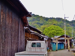 第三千九百五十六作　「島へ渡さる　山しめやかに　若葉青葉」　愛媛県睦月島