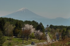 富士見高原からの富士山