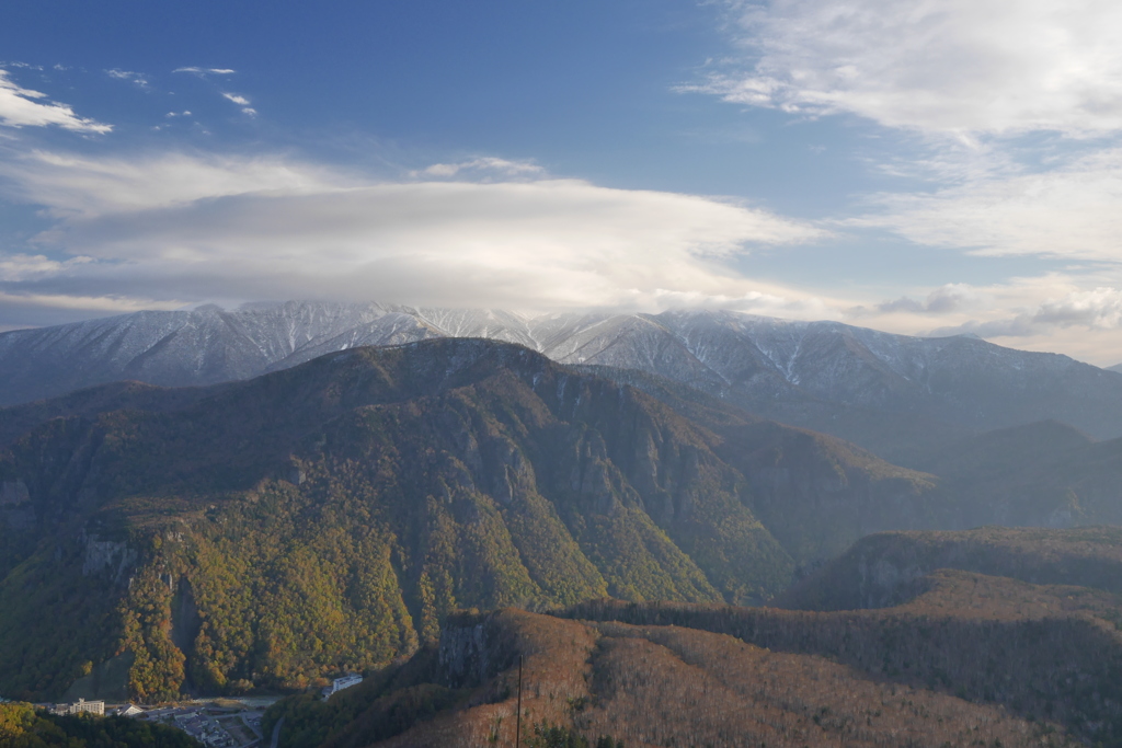 層雲峡の朝