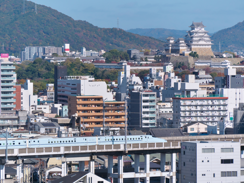 名城仰ぎ見て