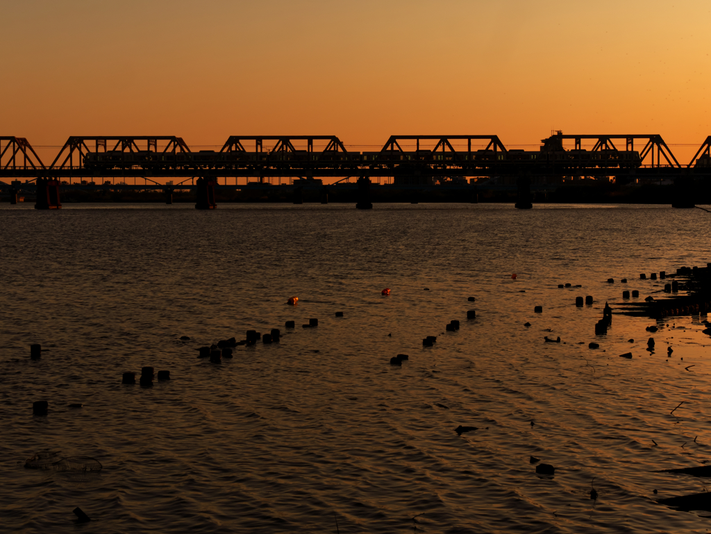 黄昏鉄橋