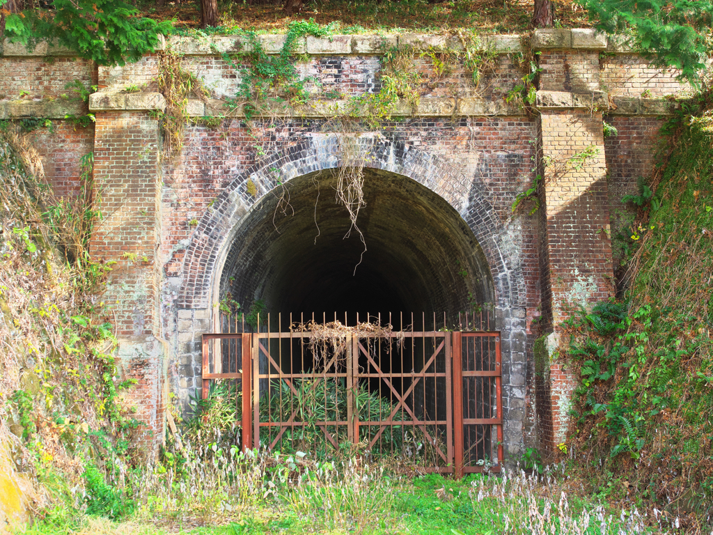 廃隧道を見つけた