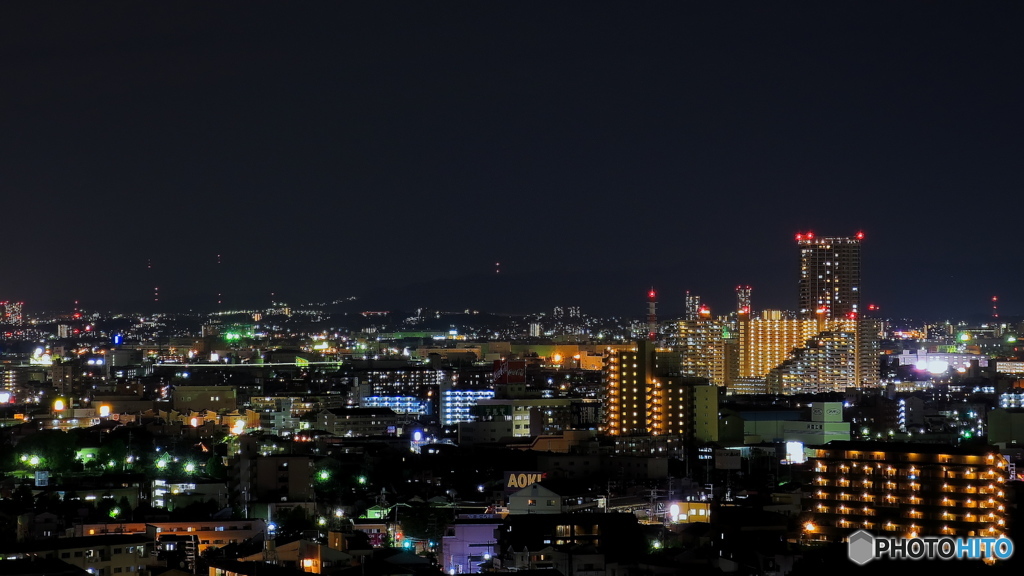 我が家からの夜景