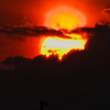 夕日
