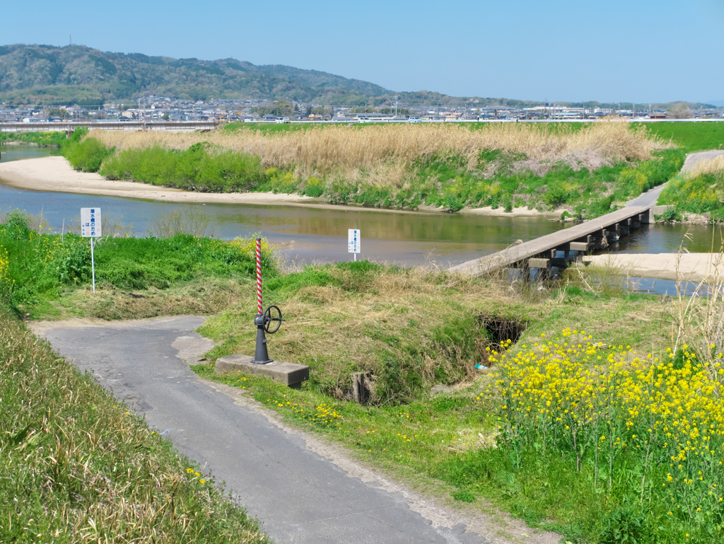 沈下橋のある風景
