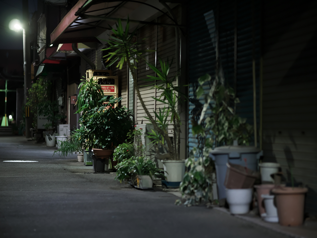 閉ざされたシャッター
