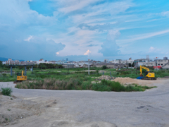 公園整備中