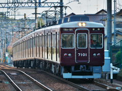 下り列車も上ります