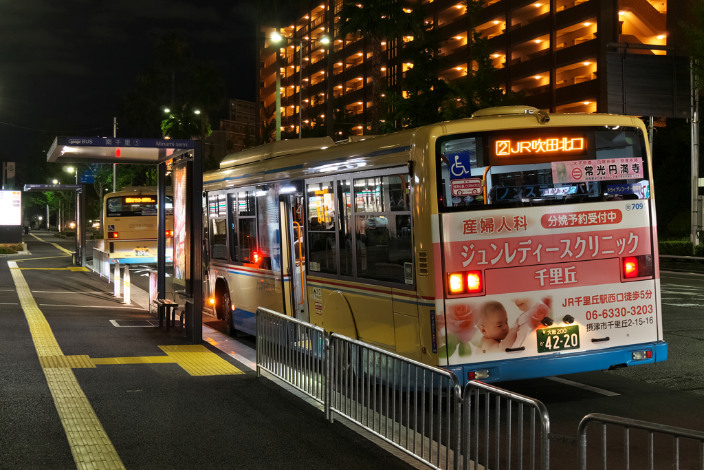 Bus stop in the night Ⅱ