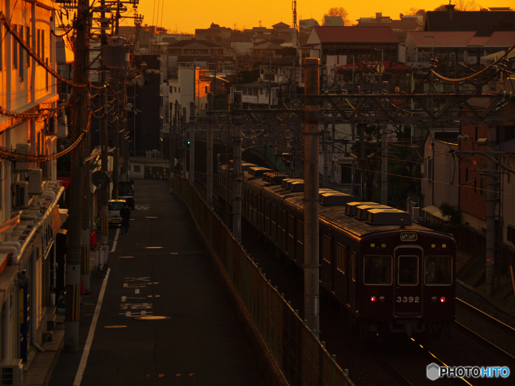 冬至の坂道