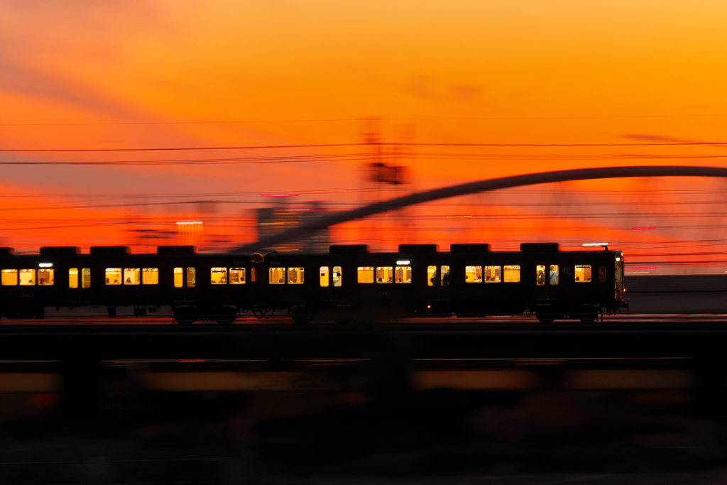 夕暮れを駆け抜けて