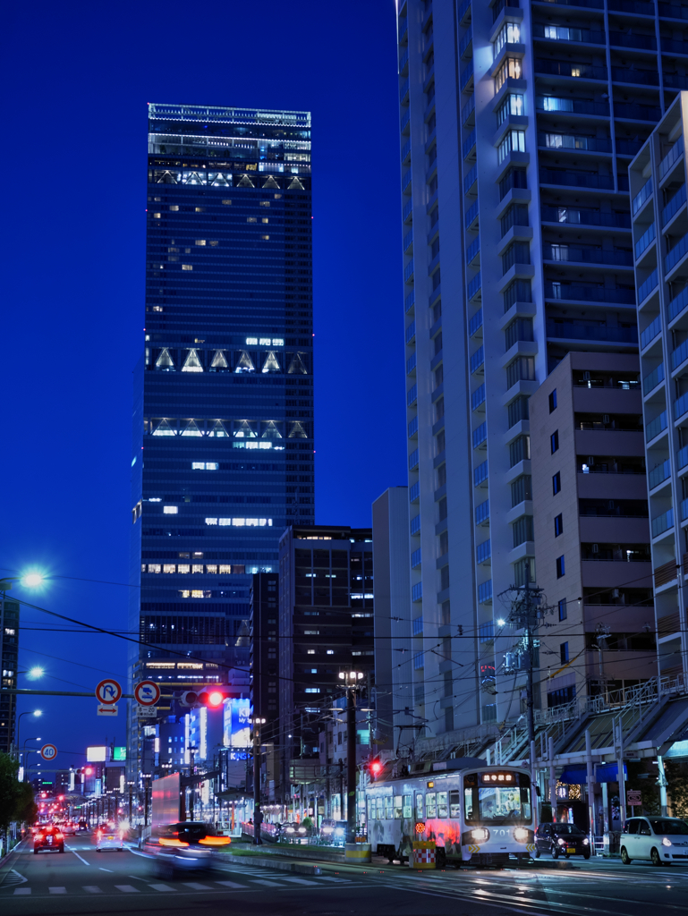 アベノの夜