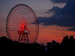 夕焼け観覧車