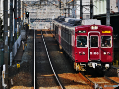 上り列車が下ります