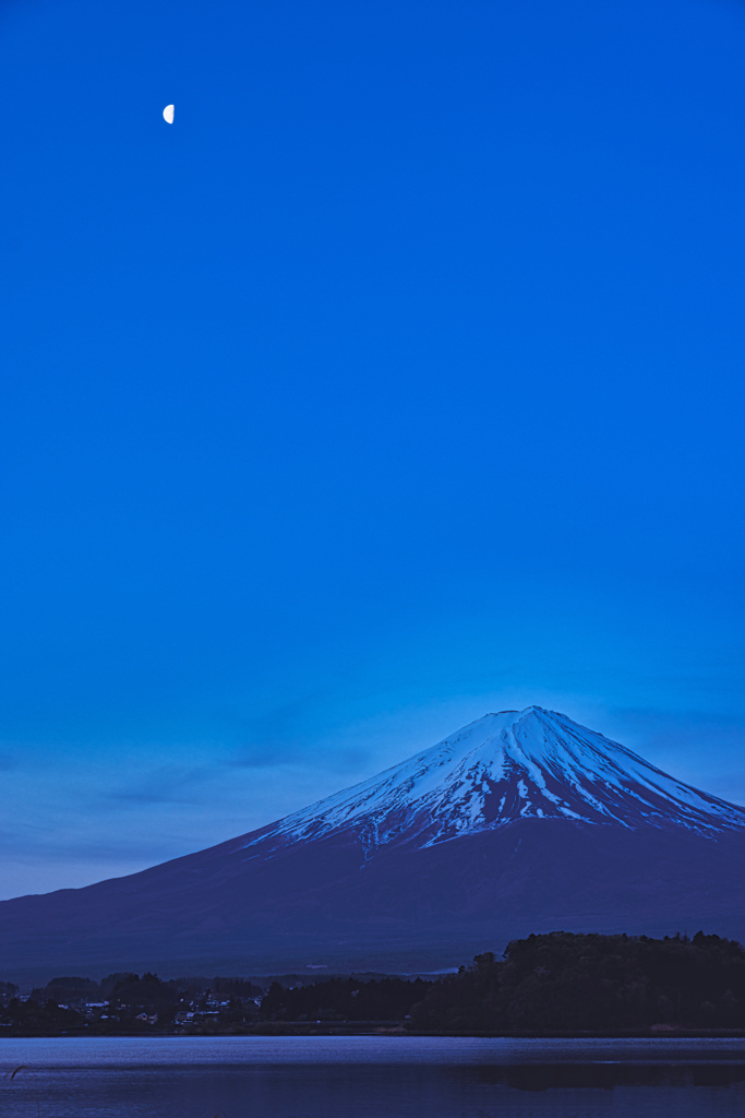 【フォトログ】河口湖湖畔からの富士山-1