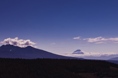 ビーナスラインから富士山を望む