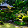 新緑の庭園