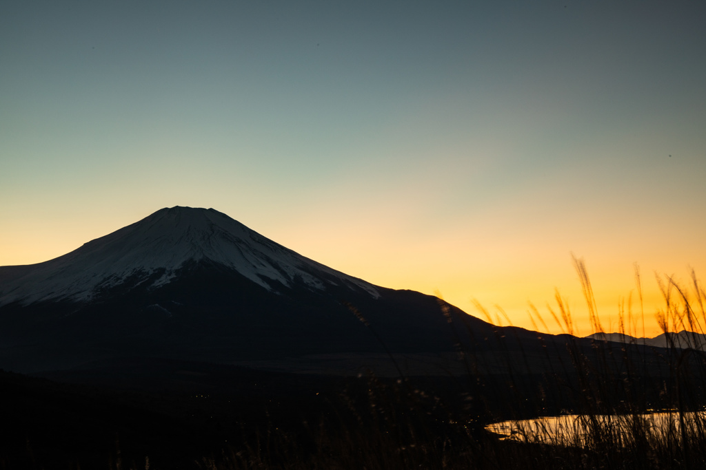 初春の富士三景