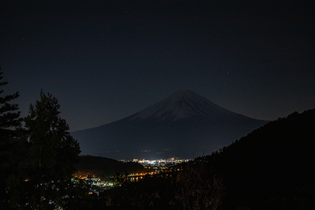 初春の富士三景