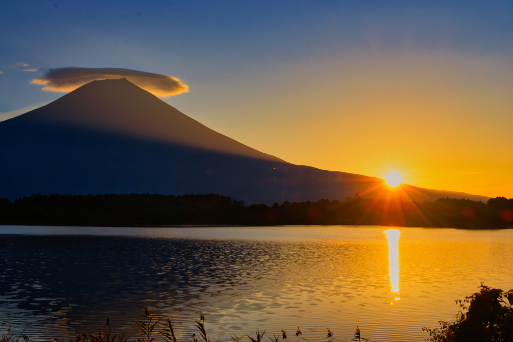 【フォトログ】田貫湖からの富士山-1