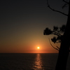 日本海に沈む夕陽