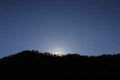 【フォトログ】大内宿の夕陽