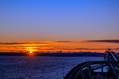 2026年東京湾の夜明け