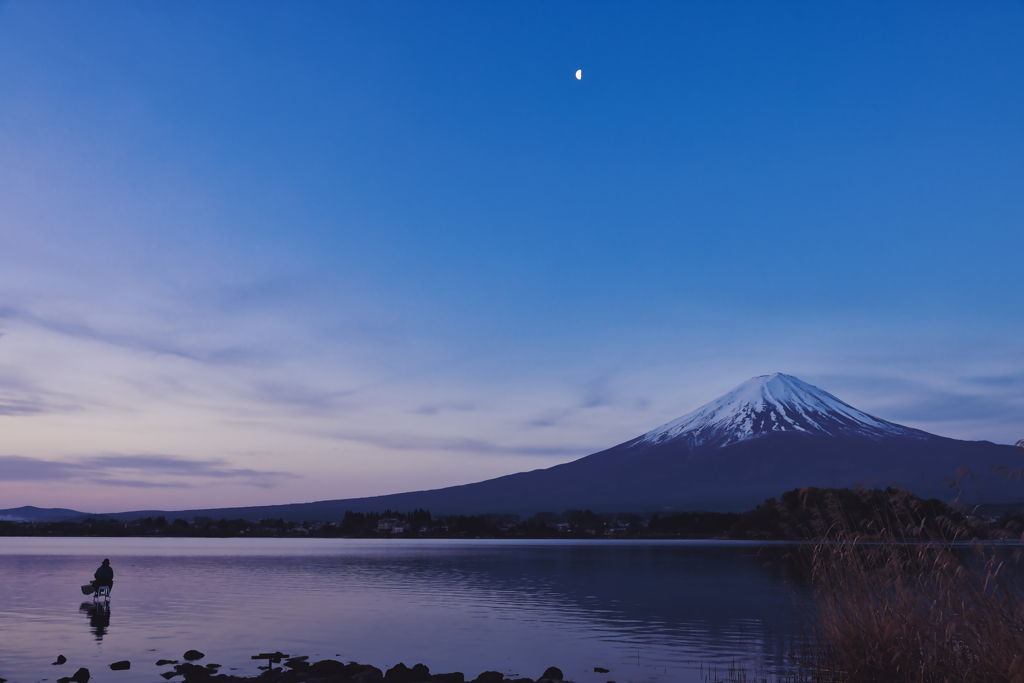 【フォトログ】河口湖湖畔からの富士山-3