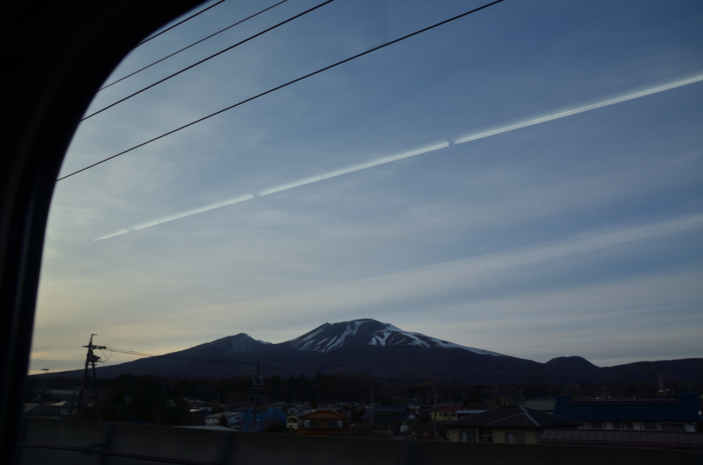 E7「あさま」から見る浅間山