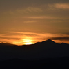 鹿島槍ヶ岳夕景1