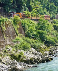 嵯峨野トロッコ列車