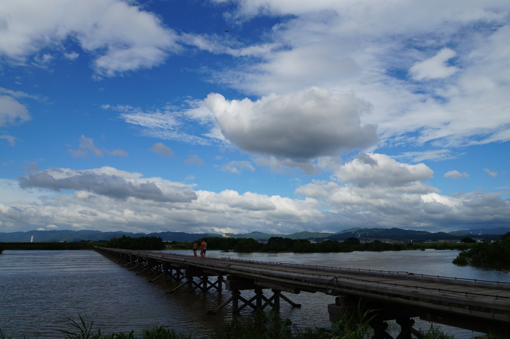 流れ橋
