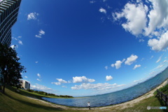夏の琵琶湖