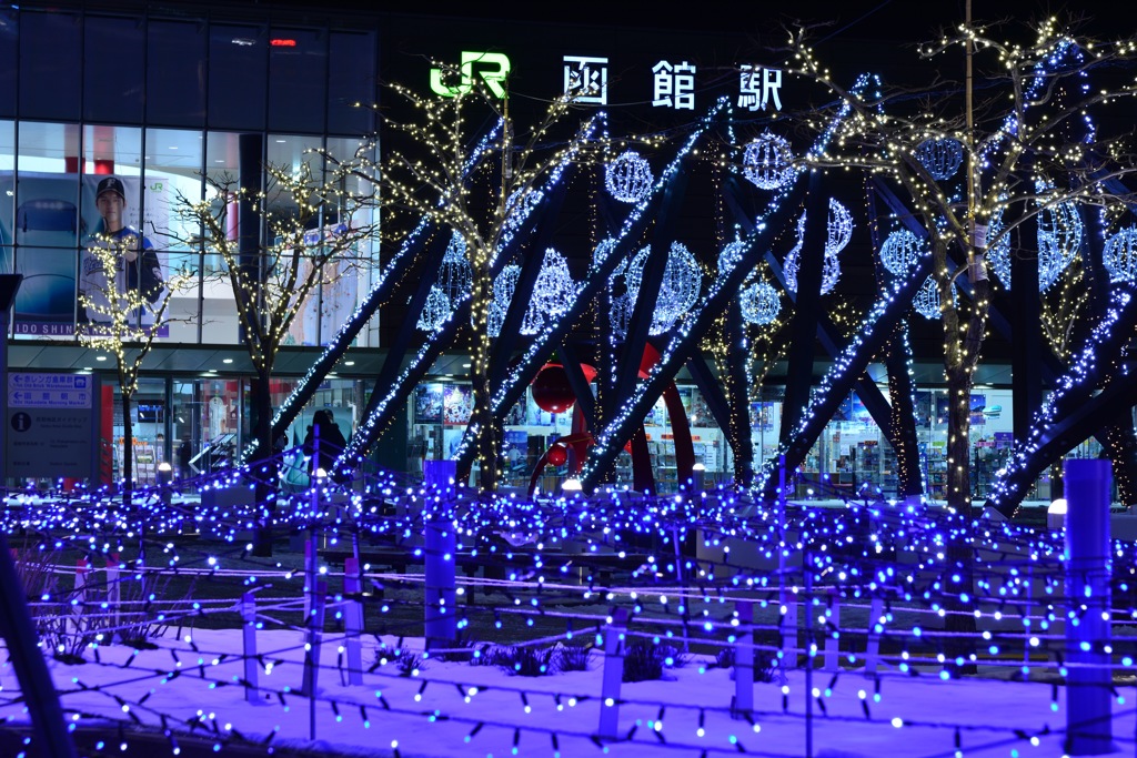 函館駅前イルミネーション 2016