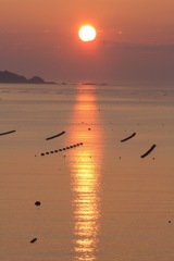 南三陸町の夜明け