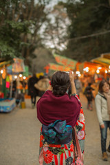 和服美人の「はいチーズ」