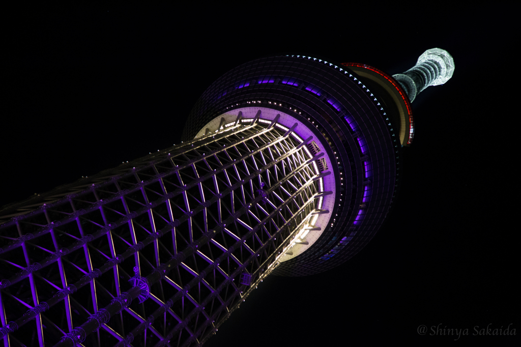 2015年大晦日のスカイツリー