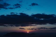 夕日