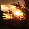 京都 高台寺からの夕焼け