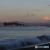 稲村ヶ崎　富士山　江の島