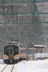 雪の上越路