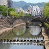 日本最古のアーチ型石橋 眼鏡橋