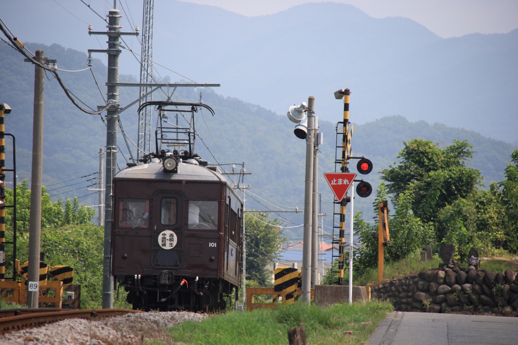 レトロな上毛電気鉄道