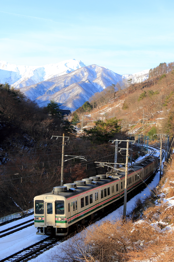 雪山をバックに、走れるのは何時まで？