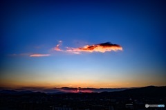 高専からの夕焼け